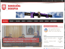 Tablet Screenshot of biskupija-banjaluka.org